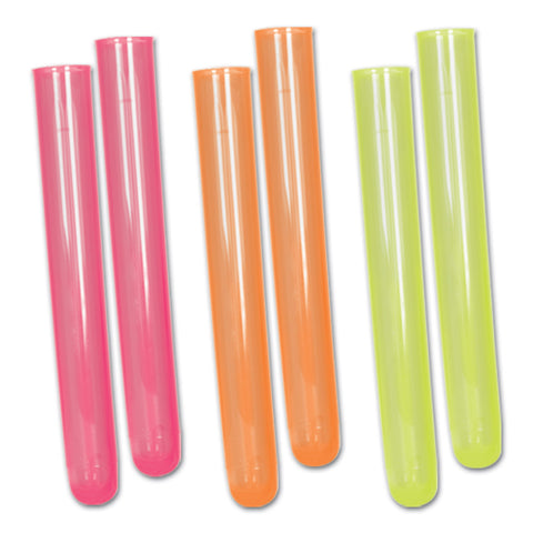 Neon Test Tube Shots, Size 1 Oz