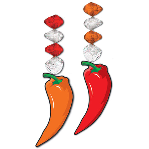 Chili Pepper Danglers, Size 30"