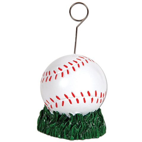 Baseball Photo/Balloon Holder, Size 6 Oz