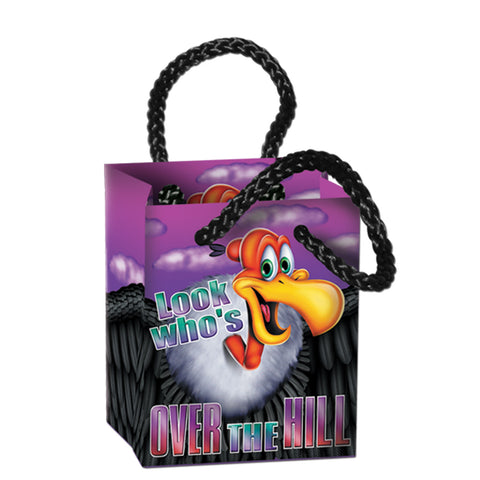 Over The Hill Mini Gift Bag Recordatorios, Size 2½" x 3¼" x 1¾"