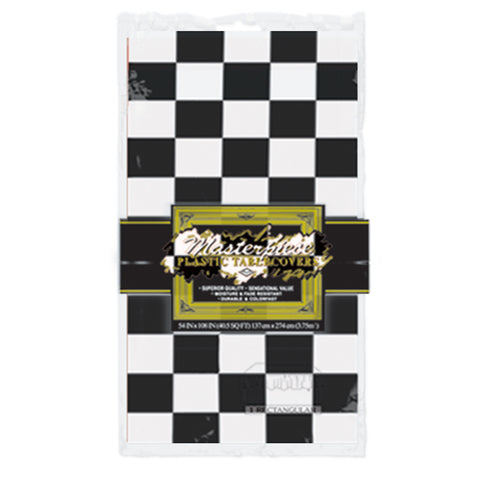 Checkered Tablecover, Size 54" x 108"