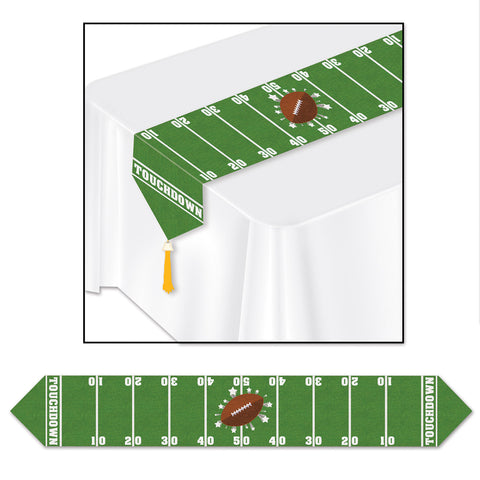 Printed Game Day Football Table Runner, Size 11" x 6'
