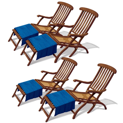 Cruise Ship Deck Chair Props, Size 3' 4" & 3' 9"