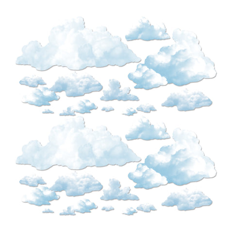 Fluffy Cloud Props, Size 4"-5' ½"