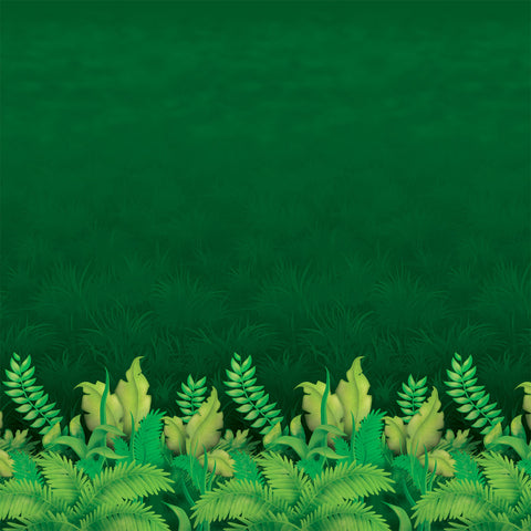 Jungle Foliage Backdrop, Size 4' x 30'