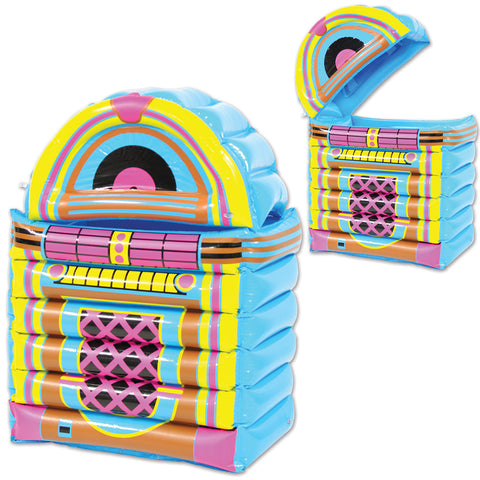 Inflatable Jukebox Cooler, Size 20"W x 30½"H