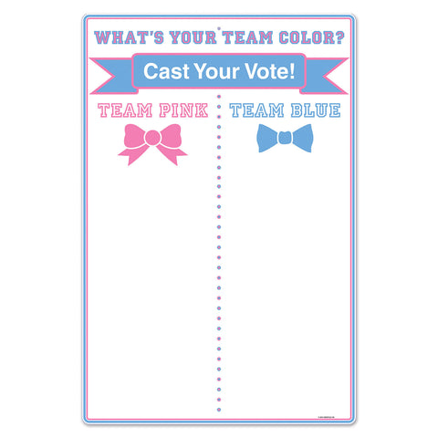 Team Voting Tally Board, Size 21¼" x 13½"