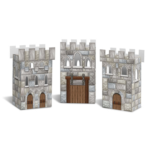 Castle Favor Boxes, Size 3¼" x 6"