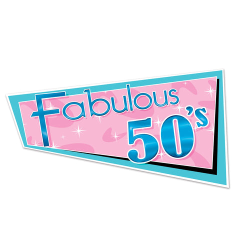 Fabulous 50's Cutout, Size 16" x 30½"