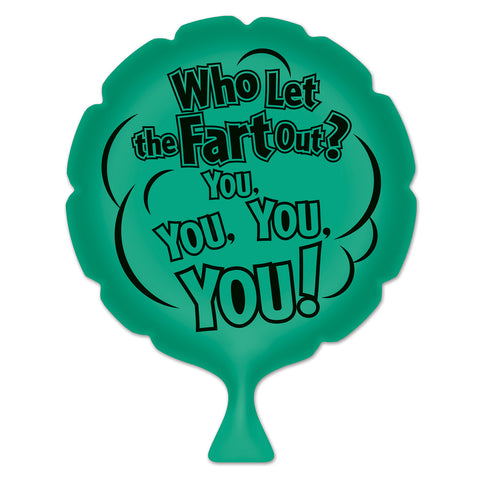 Who Let The Fart Out? Whoopee Cushion, Size 8"