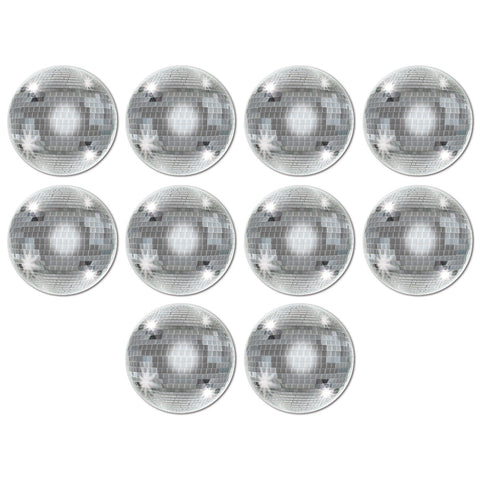Mini Disco Ball Recortes, Size 4½"