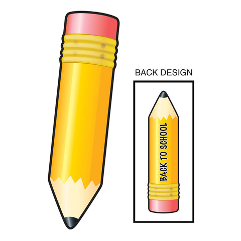 Back-To-School Pencil Cutout, Size 24"