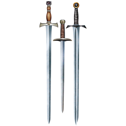 Medieval Sword Recortes, Size 27" & 34½"