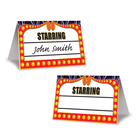 Awards Night Place Cards, Size 2½" x 4¼"