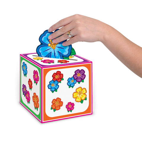 Hula Baby Card Box, Size 6" x 6"