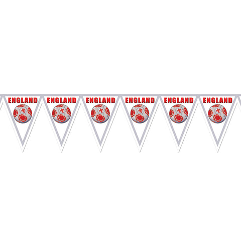 Pennant Banner - England, Size 11" x 7' 4"