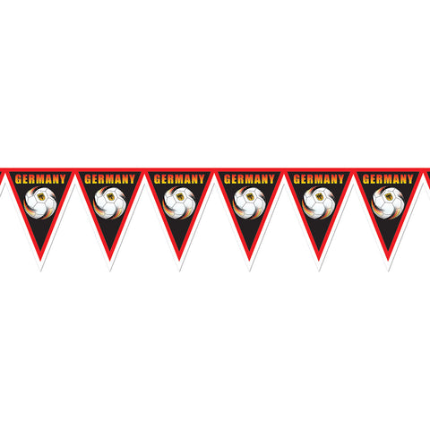 Pennant Banner - Germany, Size 11" x 7' 4"
