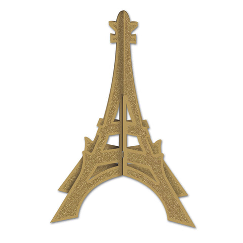 3-D Glittered Eiffel Tower Centerpiece, Size 12"