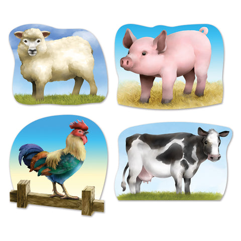 Farm Animal Recortes, Size 14"-16"