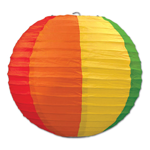 Rainbow Paper Lanterns, Size 9½"
