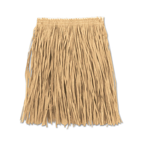 Adult Mini Hula Skirt, Size 36"W x 16"L
