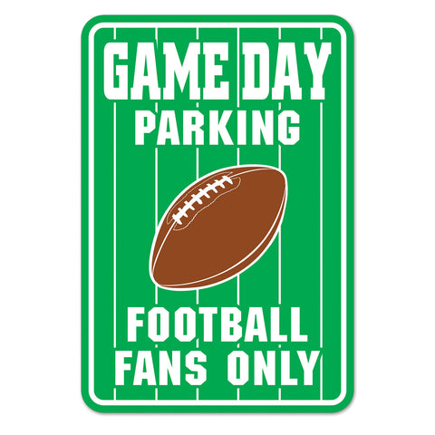 Game Day Parking Sign, Size 17½" x 12"