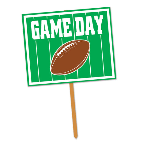 Game Day Yard Sign, Size 12" x 15"