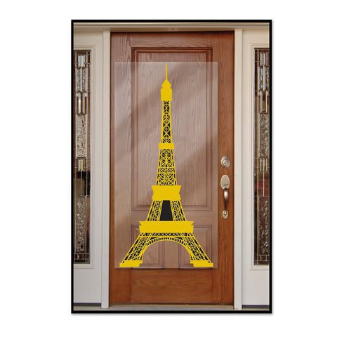 Eiffel Tower Door Cover, Size 30" x 5'