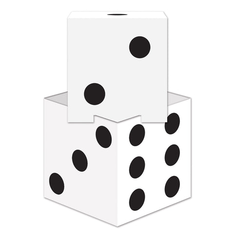 Dice Stacking Centerpiece, Size 9" x 17"