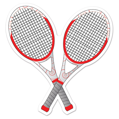 Tennis Racquets Cutout, Size 10"