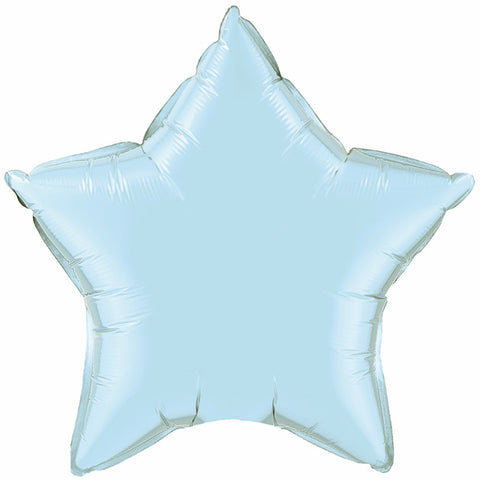 Estrella Azul Claro Nacarado, Mylar Solido