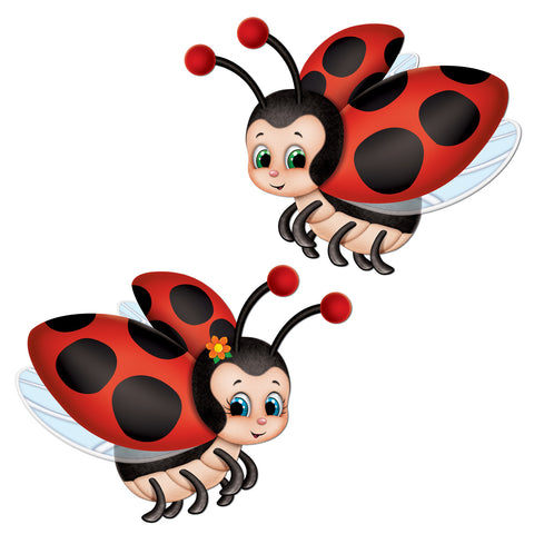 Ladybug Recortes, Size 16½"
