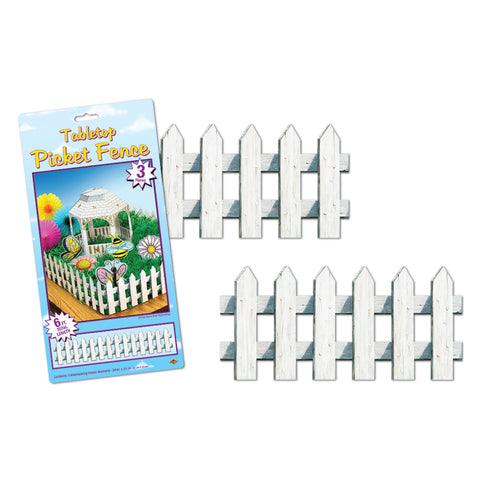 Tabletop Picket Fence, Size 5" x 24"