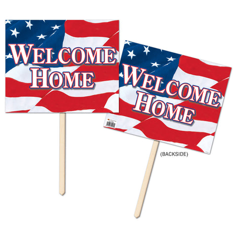 Welcome Home Yard Sign, Size 11" x 14"