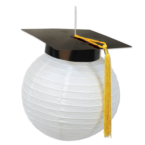 Grad Cap Paper Lanterns, Size 9½"