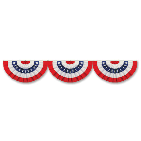 Jointed Patriotic Bunting Cutout, Size 12" x 6'