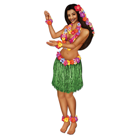 Jointed Hula Girl, Size 3' 2"