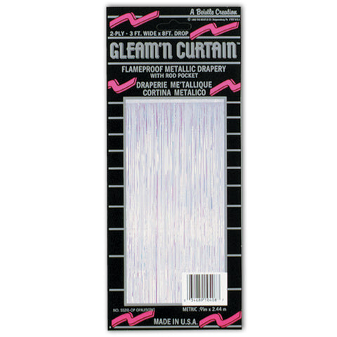 2-Ply FR Gleam 'N Curtain, Size 8' x 3'