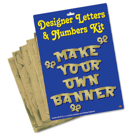 Designer Letters & Numbers Kit, Size 4½"
