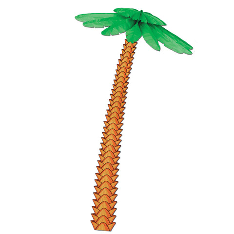 Jointed Palm Tree w/Tissue Fronds, Size 6' 4"