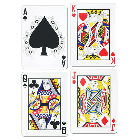 Pkgd Playing Card Recortes, Size 17½"