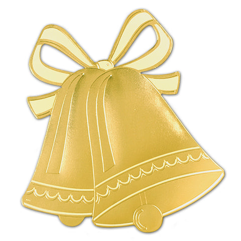 Foil Wedding Bell Silhouette, Size 16½"