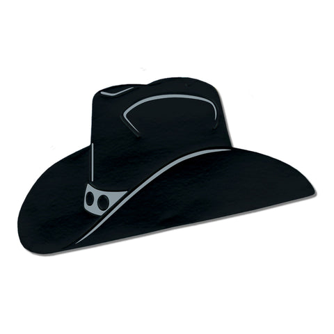 Foil Cowboy Hat Silhouette, Size 19"