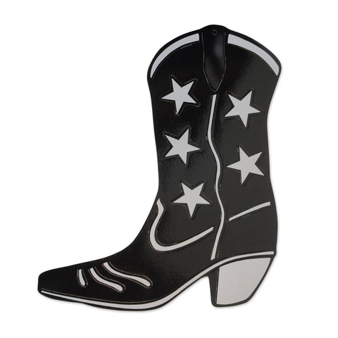 Foil Cowboy Boot Silhouette, Size 16"