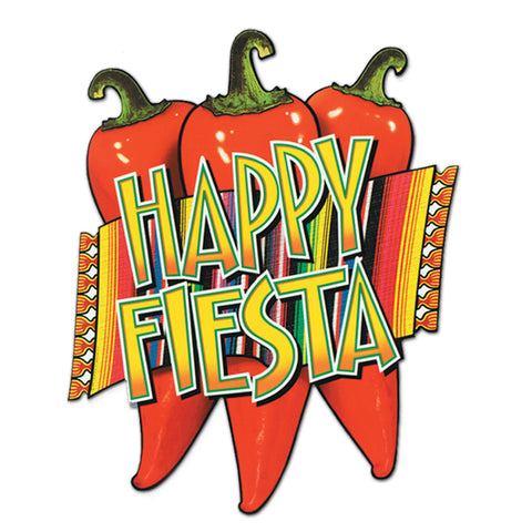 Happy Fiesta Cutout , Size 17"