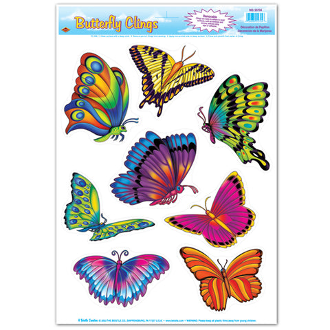 Butterfly Adherivos, Size 12" x 17" Sh