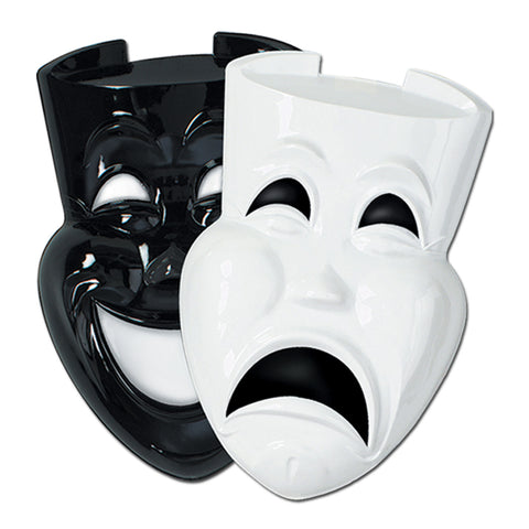 Plastic Comedy & Tragedy Faces, Size 21"
