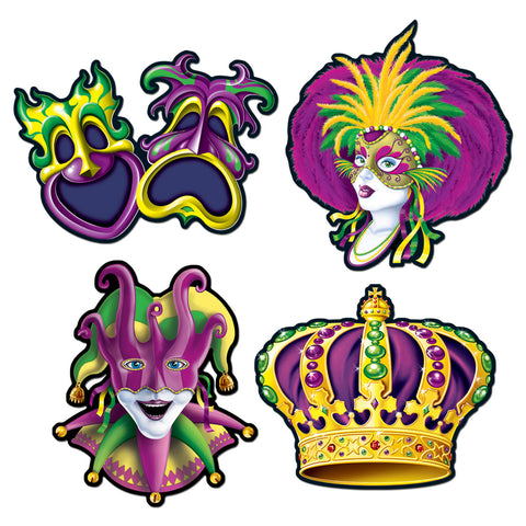 Mardi Gras Recortes, Size 15½"-16"