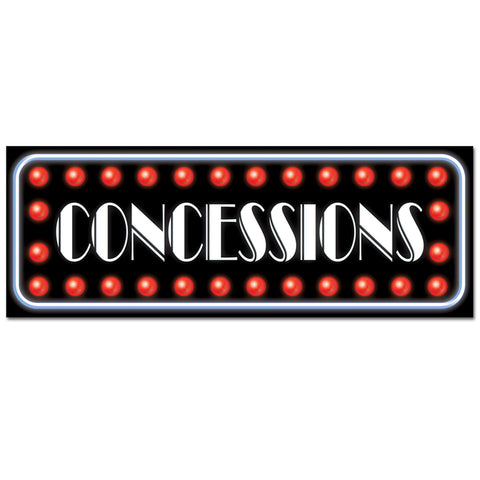Concessions Sign, Size 8" x 22"