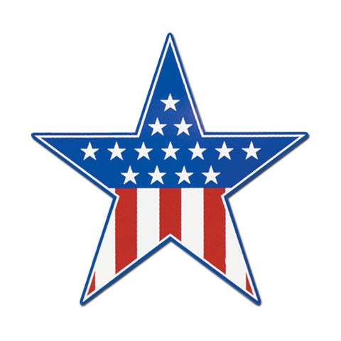 Patriotic Star Cutout, Size 15"